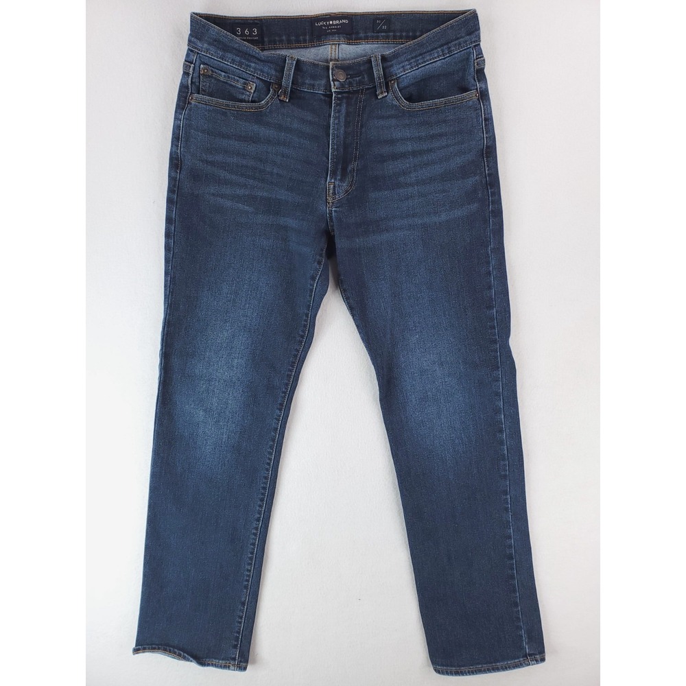 Lucky Brand Jeans Mens 30x32 Blue 363 Vintage Straight Stretch Denim Pants